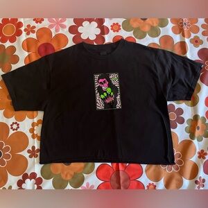 Vans Cropped Tee, Mushrooms.